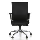 Bürostuhl / Chefsessel MURANO 10 Leder schwarz hjh OFFICE