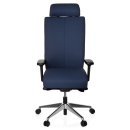 Bürostuhl / Drehstuhl PRO-TEC XXL Vollpolster blau...