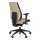 Bürostuhl / Drehstuhl PRO-TEC 500 Stoff dunkelgrau/ beige hjh OFFICE