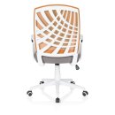 Bürostuhl / Drehstuhl SPRING Stoff grau / orange hjh OFFICE