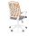Bürostuhl / Drehstuhl SPRING Stoff grau / orange hjh OFFICE