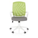Bürostuhl / Drehstuhl SPRING Stoff grau / grün hjh OFFICE