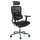 Bürostuhl / Chefsessel ERGOHUMAN Sitz Stoff / Rücken Netz schwarz Schreibtischstuhl hjh OFFICE