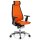Bürostuhl / Drehstuhl GENIDIA PRO Leder orange hjh OFFICE