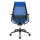 Bürostuhl / Drehstuhl GENIDIA SMART BLACK Netz blau hjh OFFICE