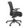 Bürostuhl SKATE BASE Sitz Stoff schwarz / Rücken Netz schwarz / Rahmen schwarz hjh OFFICE