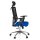Bürostuhl / Drehstuhl CAYEN Stoff schwarz/blau hjh OFFICE