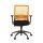 Bürostuhl / Chefsessel PORTO BASE Sitz Stoff/Rücken Netz schwarz/orange hjh OFFICE