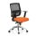 Bürostuhl / Drehstuhl NET 90 Netzstoff/Stoff schwarz/orange hjh OFFICE