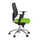 Bürostuhl / Drehstuhl NET 90 Netzstoff/Stoff schwarz/grün hjh OFFICE