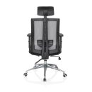 Bürostuhl / Drehstuhl VERSUS PRO Stoff schwarz / grau hjh OFFICE