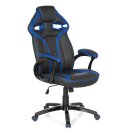 Gaming Stuhl / Bürostuhl GUARDIAN Kunstleder schwarz / blau hjh OFFICE
