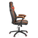 Gaming Stuhl / Bürostuhl GUARDIAN Kunstleder schwarz / orange hjh OFFICE