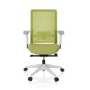 Bürostuhl / Drehstuhl PURE WHITE Netzstoff / Stoff grün hjh OFFICE