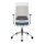Bürostuhl / Drehstuhl CHIARO T2 WHITE Netzstoff / Stoff blau / grau hjh OFFICE