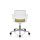 Bürostuhl / Drehstuhl FREE WHITE Stoff grün hjh OFFICE