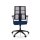 Bürostuhl / Drehstuhl SPINIO Netzstoff / Stoff schwarz / blau hjh OFFICE