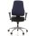 Bürostuhl / Drehstuhl PRO-TEC 200 Stoff dunkelblau/ Schwarz Alu poliert hjh OFFICE