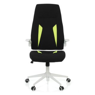Gaming Stuhl / Bürostuhl GLORIUS Stoff schwarz/grün