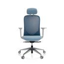 Bürostuhl / Drehstuhl AVEZA PRO Netzstoff / Stoff blau hjh OFFICE