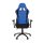 Gaming Stuhl / Bürostuhl GAME FORCE Stoff schwarz/blau hjh OFFICE