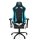  Gaming Stuhl / Bürostuhl GAMEBREAKER SX 04 Stoff / Kunstleder schwarz/weiß/blau hjh OFFICE