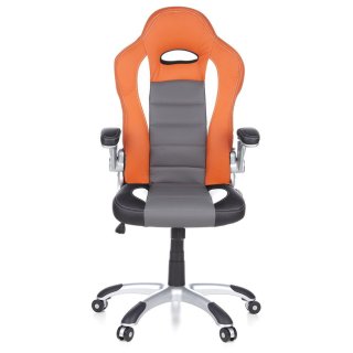 Gaming Stuhl / Bürostuhl GAME SPORT schwarz / grau / orange hjh OFFICE