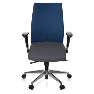 Bürostuhl / Drehstuhl PRO-TEC 250 dunkelblau/grau hjh OFFICE