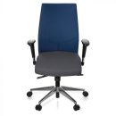 Bürostuhl / Drehstuhl PRO-TEC 250 dunkelblau/grau...